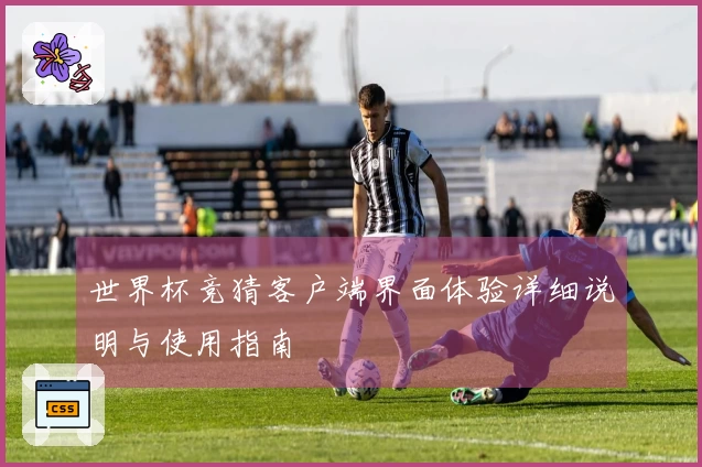 世界杯竞猜客户端界面体验详细说明与使用指南