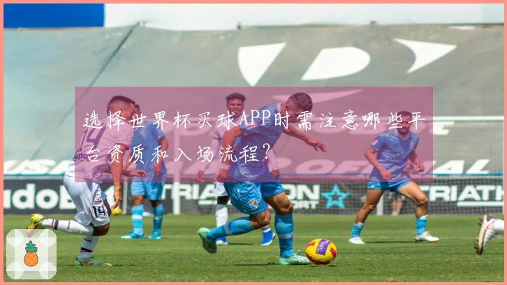 选择世界杯买球APP时需注意哪些平台资质和入场流程？